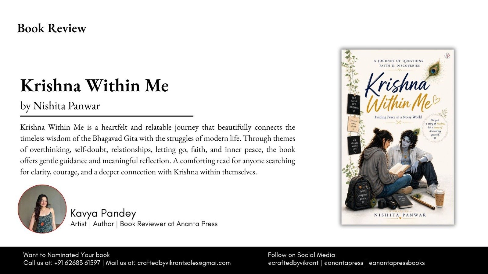 Krishna Within Me – Finding Peace in a Noisy World by Nishita Panwar